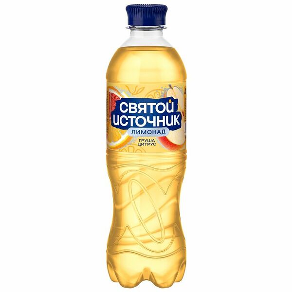 Напиток безалкогольный Святой Источник Лимонад со вкусом груша цитрус 500 мл