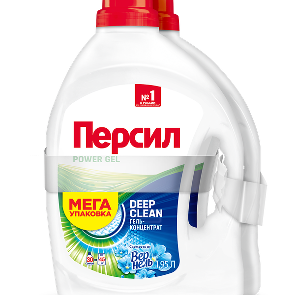 Гель для стирки Персил Свежесть от Vernel 1.95 л x 2 шт.