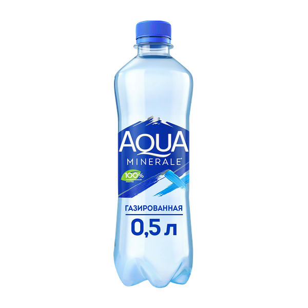 Вода питьевая газированная Aqua Minerale 0.5 л, ПЭТ
