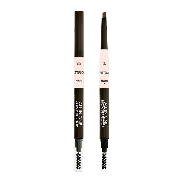 Карандаш для бровей Catrice All In One Brow Perfector 3в1 с щеточкой тон 030 Dark brown 0.4 г