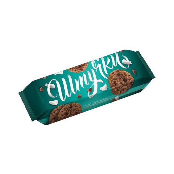 Печенье сдобное Штучки с кокосом и добавлением шок кусочков 160г