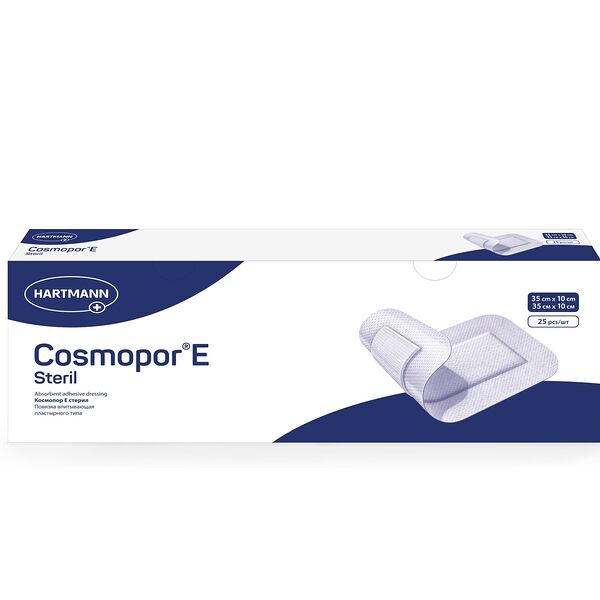 Повязка Cosmopor E Sterile послеоперационная 35 х 10 см 25 шт