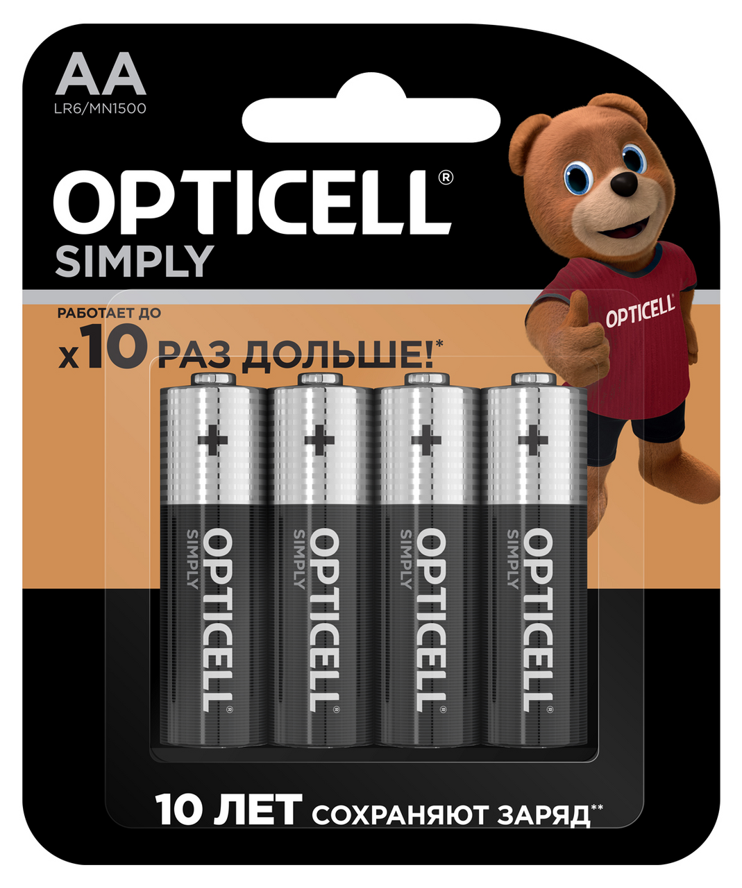 

Батарейки Opticell Simply AA 4 шт.
