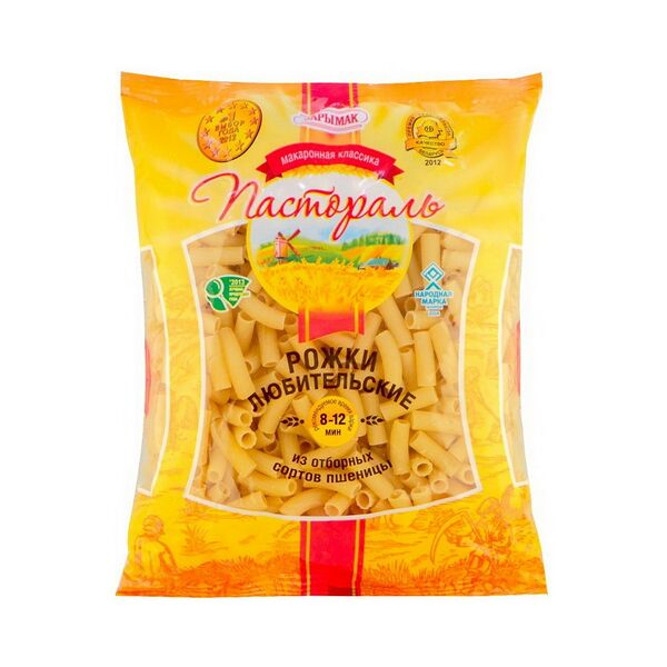 Изделия макаронные Пастораль Рожки любительск грВ в/с 900г