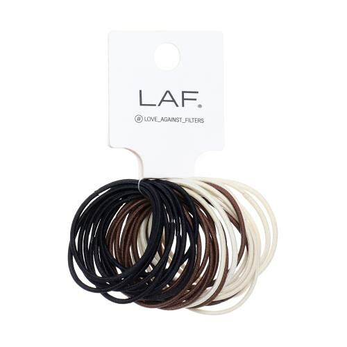 Резинки для волос Laf тонкие базовые 20 шт