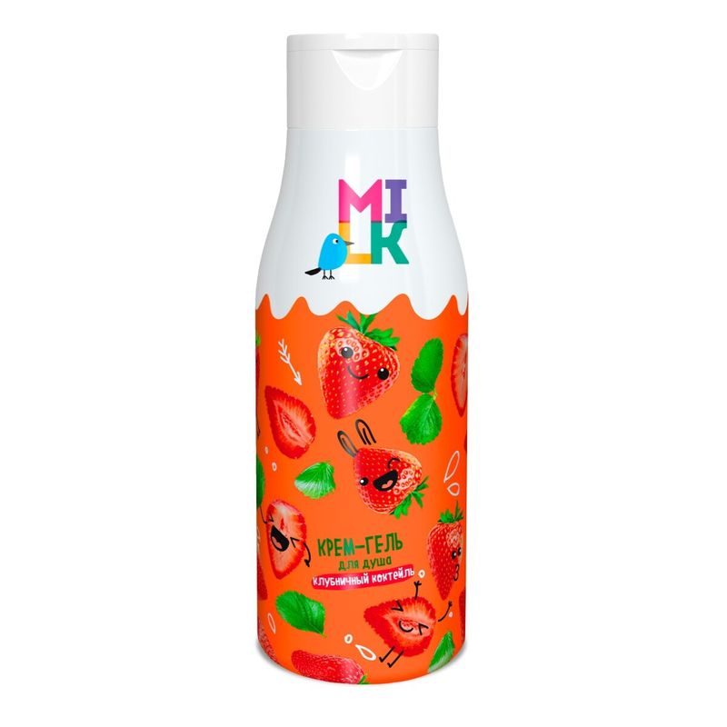 

Крем-гель для душа Milk Клубничный коктейль 500 мл