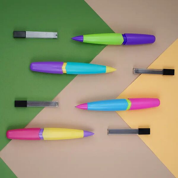 Карандаш автоматический с ластиком и сменными грифелями, Hupper Dupper, в ассортименте