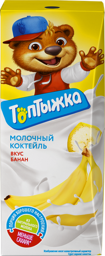 

Коктейль молочный Топтыжка банан 3.2% 200 г