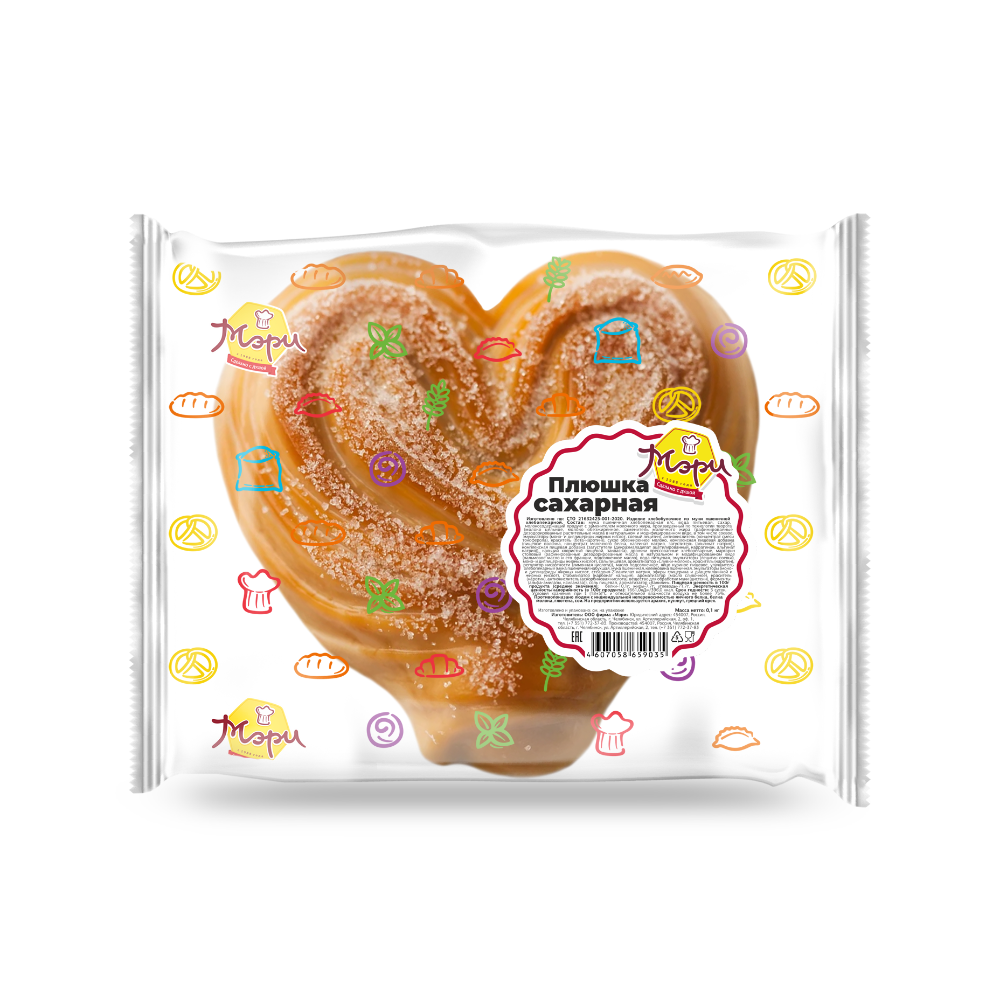 

Плюшка Мэри сахарная 100 г