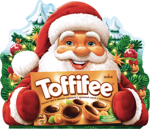 

Конфеты TOFFIFEE Санта с лесным орехом, 125г