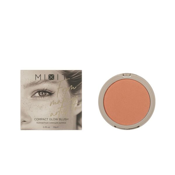 Румяна для лица Mixit Compact Glow Blush 02 Peach cream 10 г