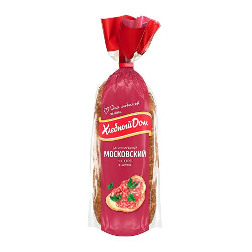 

Батон Хлебный Дом Московский нарезка 350 г
