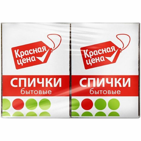 Спички Красная Цена бытовые, 10 шт