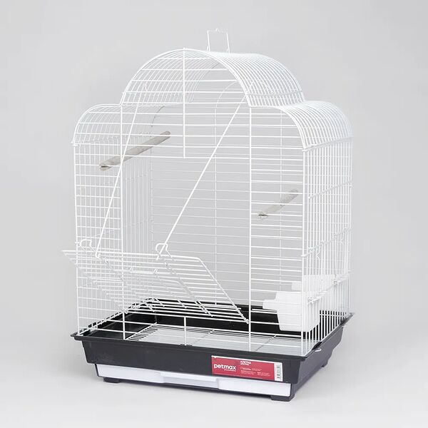 Клетка для птиц Petmax 52х41.5х71.5 см белая