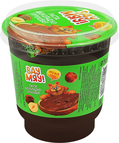 Паста шоколадно-ореховая Вау Мяу! 350 г