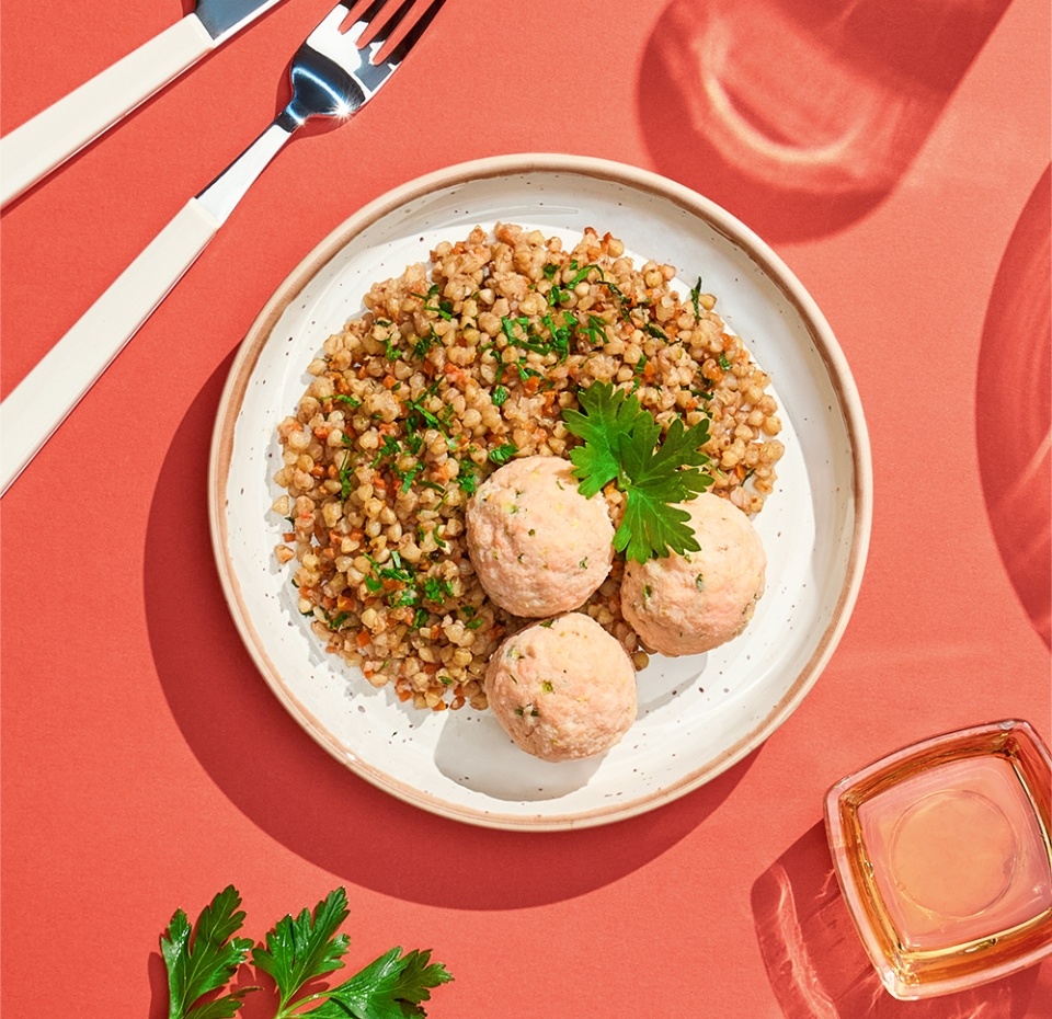 

Тефтели рыбные с гарниром Азбука Life 200 г