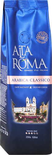 

Кофе Alta roma Arabica Classico молотый 250 г
