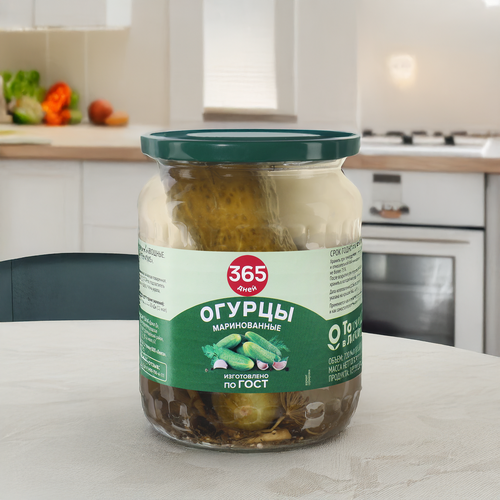 

Огурцы маринованные 365 ДНЕЙ 720 мл
