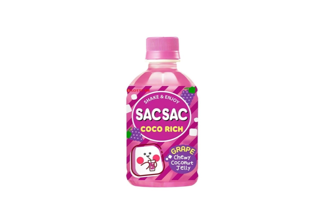 

Напиток Sac Sac Coco Rich с кусочками кокосового желе со вкусом винограда 280 мл