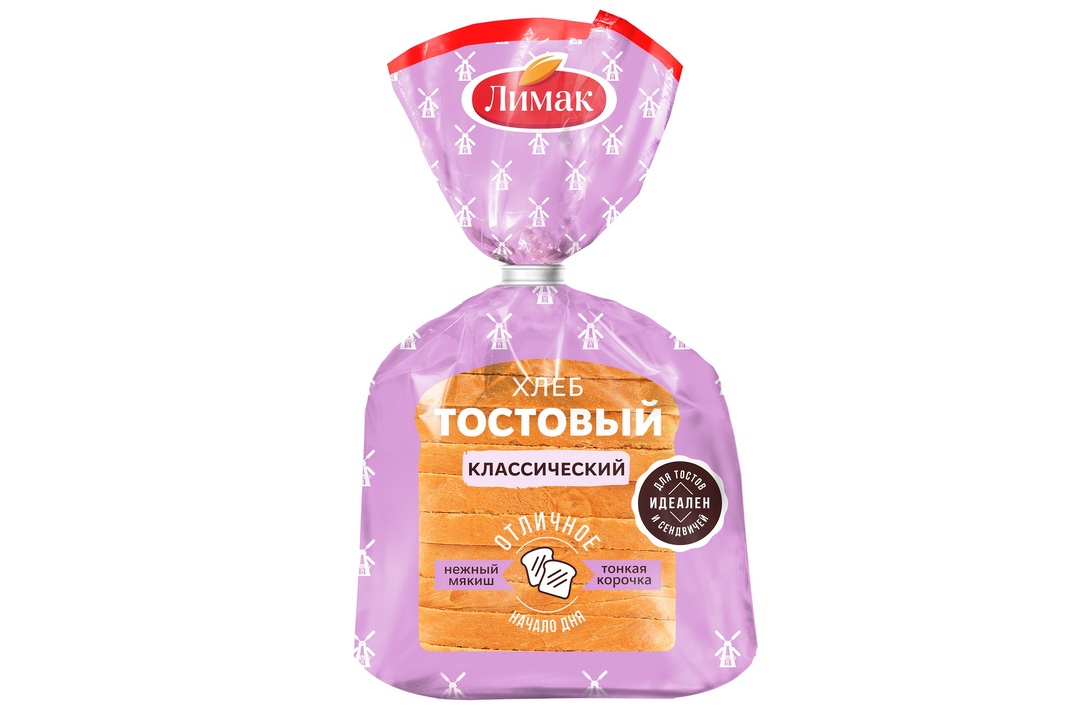 

Хлеб тостовый Лимак классический в нарезке 290 г