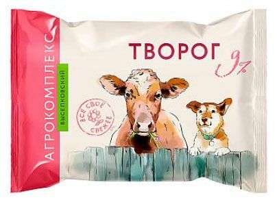 Творог Агрокомплекс 9% 180 г