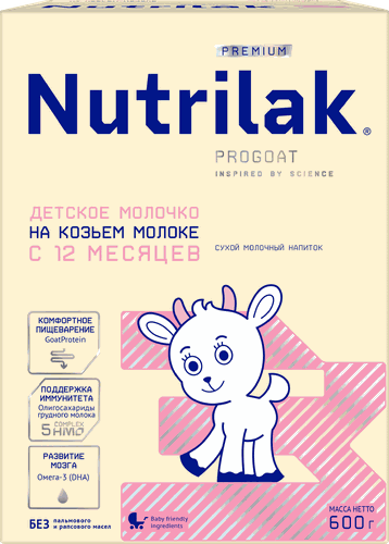 

Смесь Nutrilak Premium 3 на козьем молоке 600 г