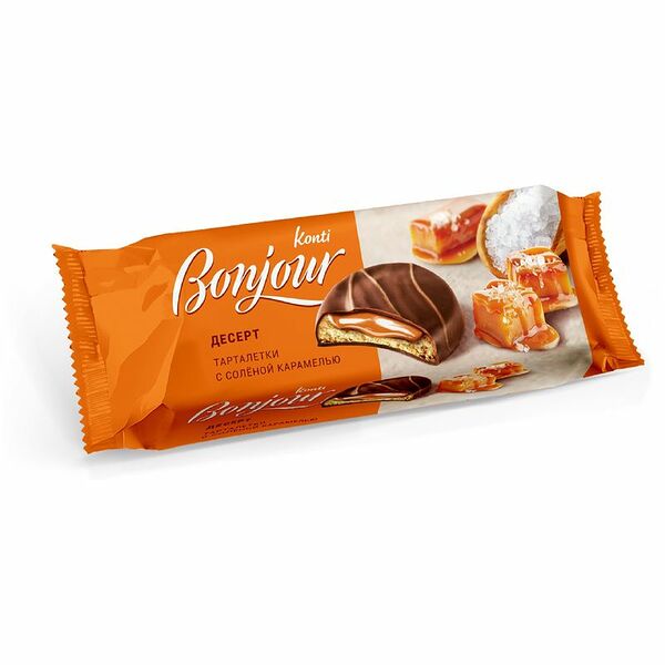 Десерт Бонжур Конти Соленая Карамель 220 г