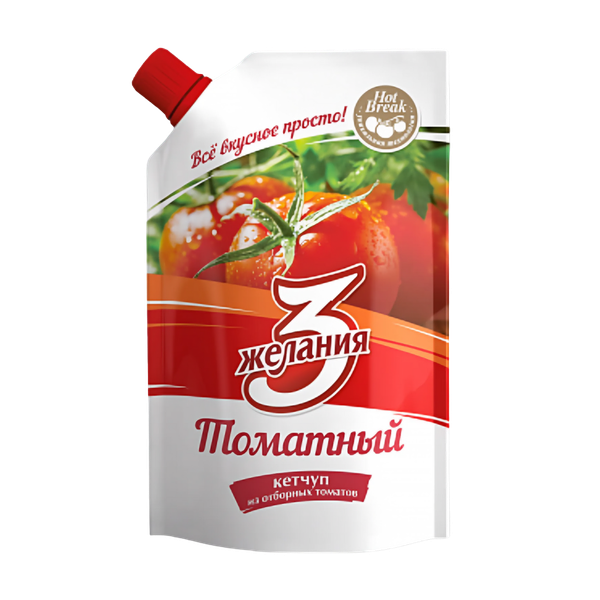 Кетчуп 3 желания Томатный 250 г
