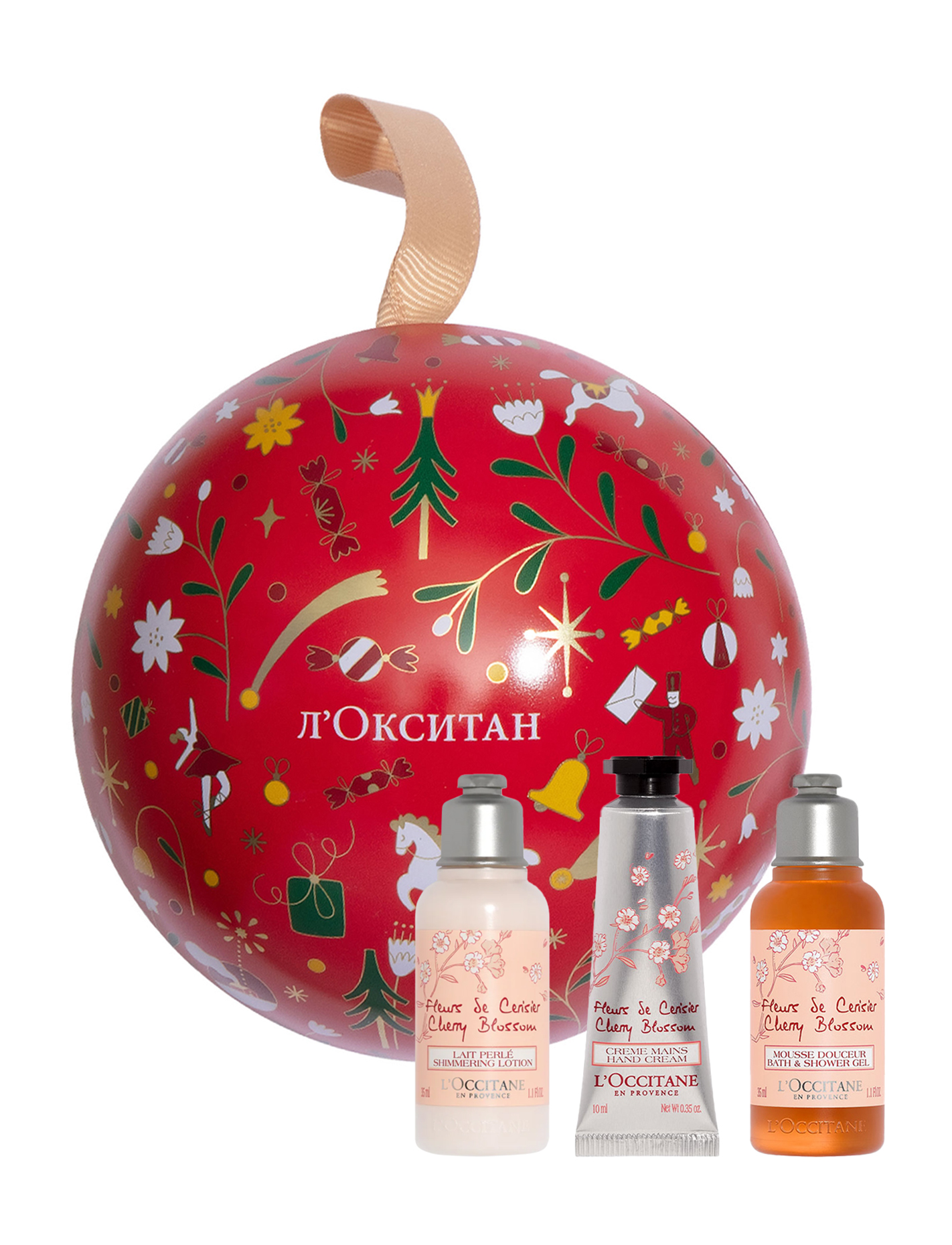 

Подарочный набор L'Occitane Очаровательный Вишневый Цвет для ухода за телом 3 предмета 80 мл