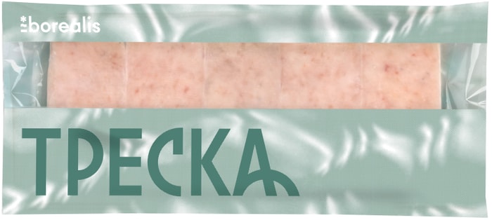 

Фарш трески свежемороженый Borealis блочный 750 г
