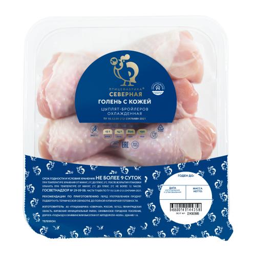 

Голень цыплят-бройлеров Птицефабрика Северная с кожей охлажденная 750 г