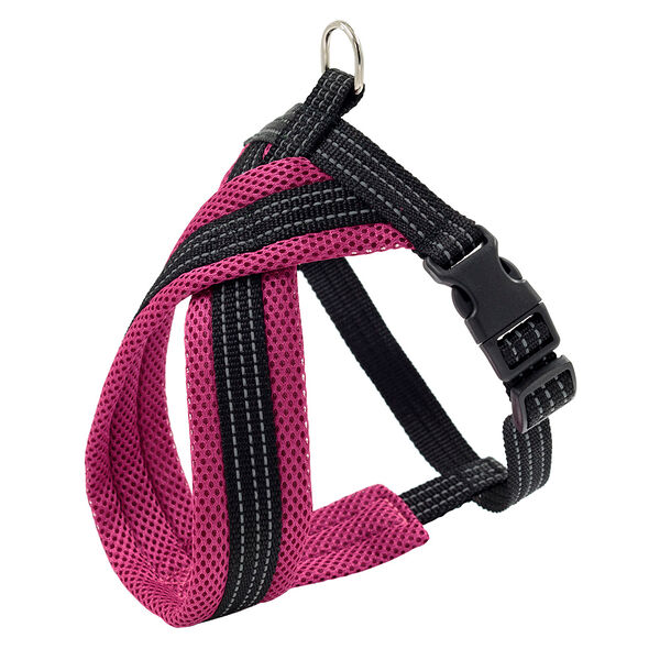 Шлейка Каскад Х-образная нейлон с мягкой подкладкой фиолетовая 2 х 40 х 44-55 см