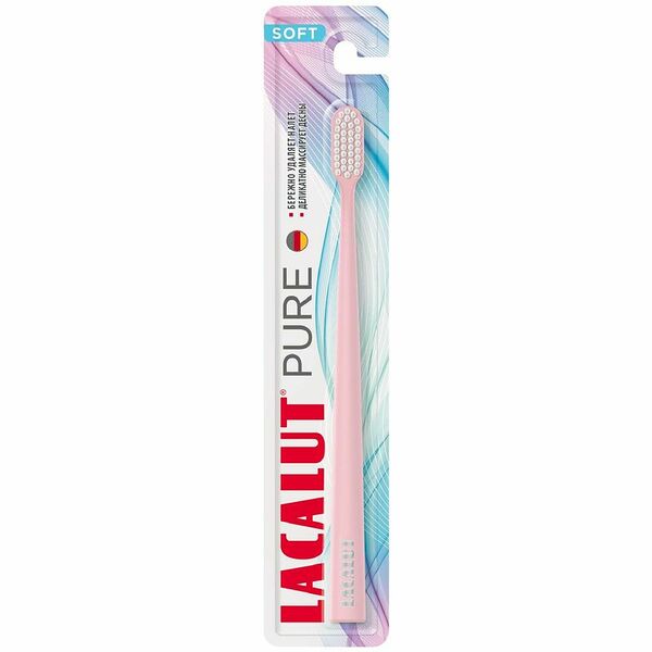 Зубная щетка Lacalut Pure мягкая, цвет в ассортименте