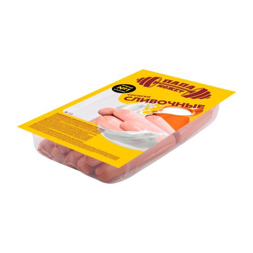 

Сосиски Папа может Сливочные вес