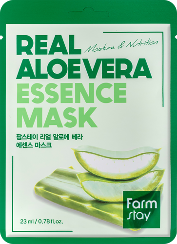 

Тканевая маска для лица FarmStay Real Essence с экстрактом алоэ 23 мл