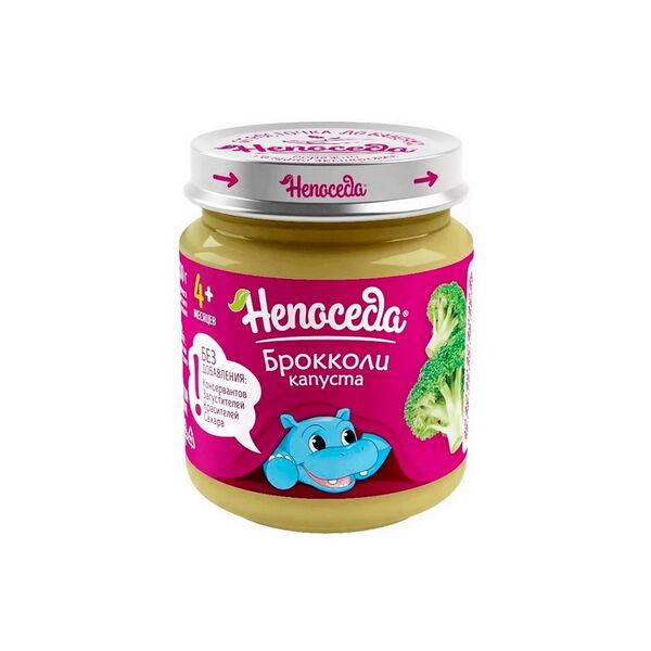 Пюре из капусты брокколи с 4 мес 95г  ДП Непоседа