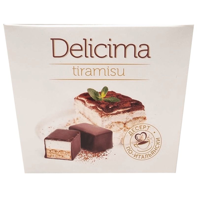 

Конфеты глазированные Delicima Десерт Тирамису 150 г