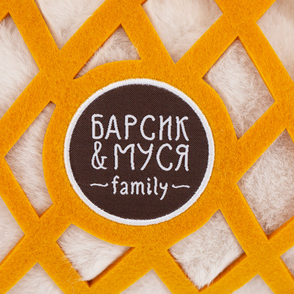 

Игрушка мягкая Orange Toys Кот Барсик в сумке белый 35 см