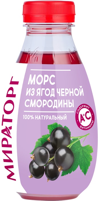 

Морс Мираторг из чёрной смородины 370 мл