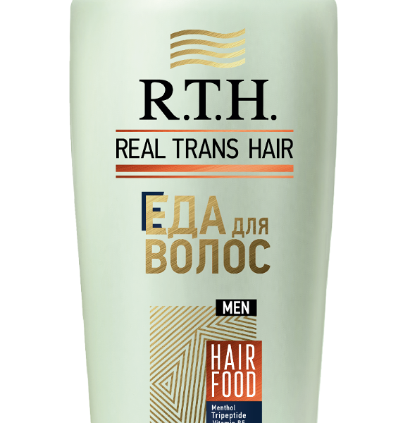 Шампунь мужской R.T.H. Real Trans Hair Свежесть и сила 400 г