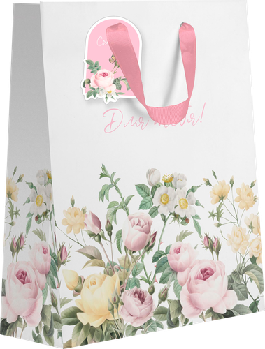 

Пакет подарочный Пакетико Enamor премиум 22.7х18х10 см дизайн в ассортименте