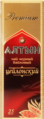 

Чай черный АЛТЫН Премиум Цейлонский, 25пак