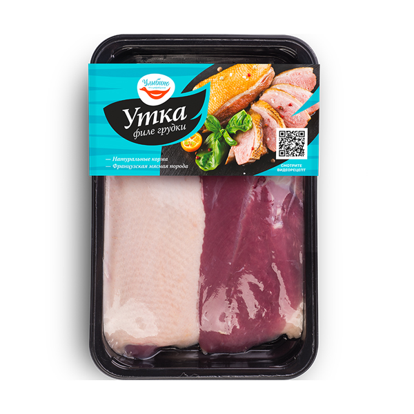 

Утка Улыбино грудка филе вес