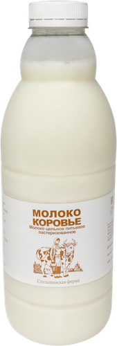 

Молоко Столыпинская ферма пастеризованное 3.2-4.5% БЗМЖ 1000 г