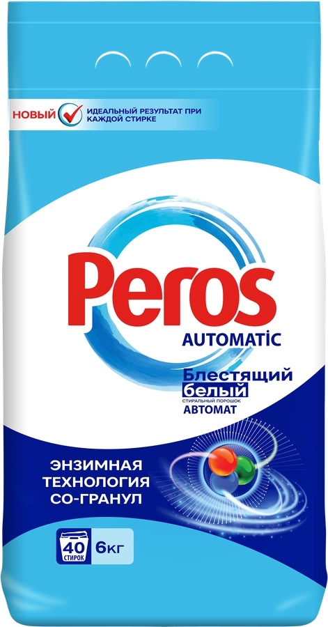 

Стиральный порошок для белого белья Peros автомат 6000 г