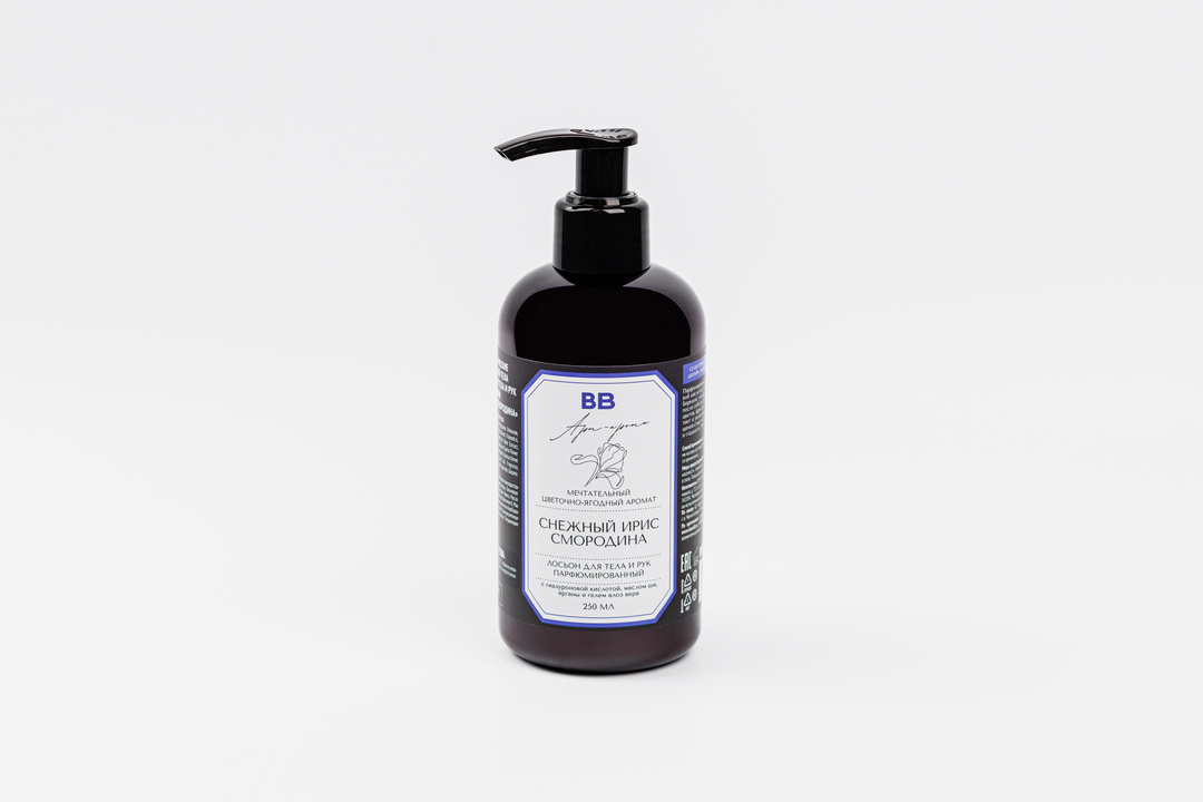 

Лосьон для тела и рук Снежный ирис и смородина парфюмированный 250 мл