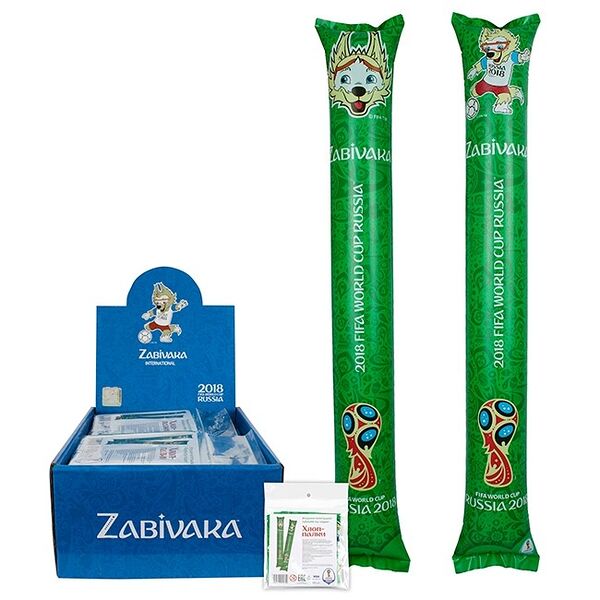 Игрушка Хлоп-палки надувная Fifa-2018 2шт