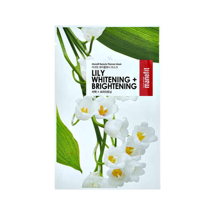 

Маска для лица MANEFIT для выравнивания тона с лилией 23 мл