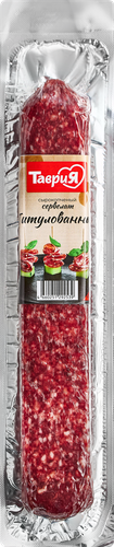 

Колбаса Таврия Сервелат Титулованный сырокопченая вес