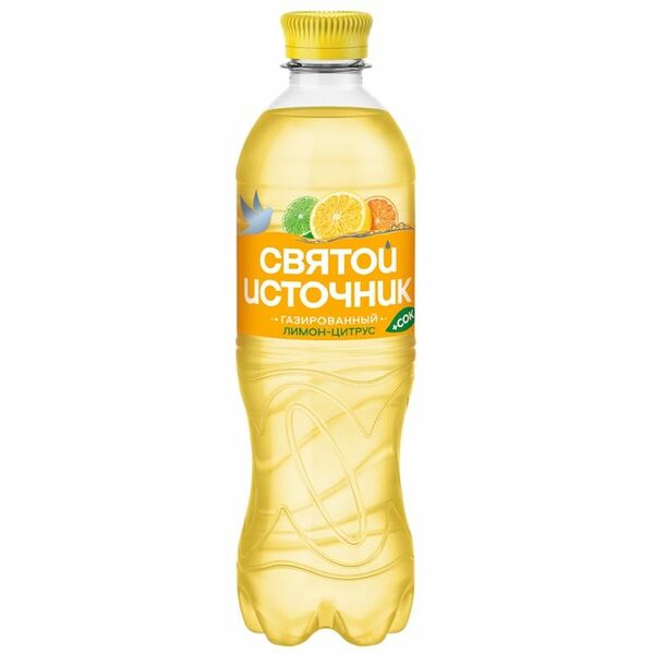 Напиток Святой Источник вода с соком, лимон-цитрус 500 мл